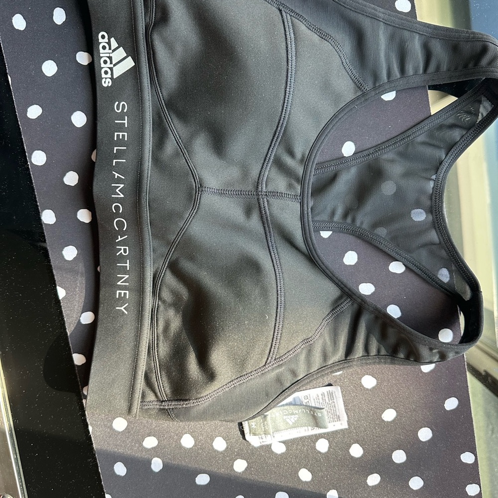 Adidas Stella McCartney Black Sports Bra